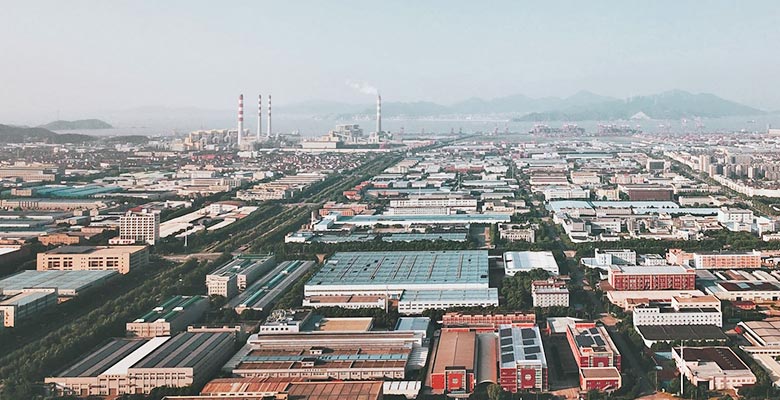 View over Ningbo