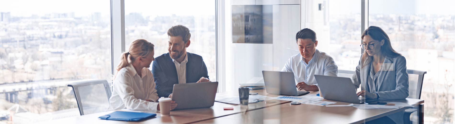 Business team in a meeting room