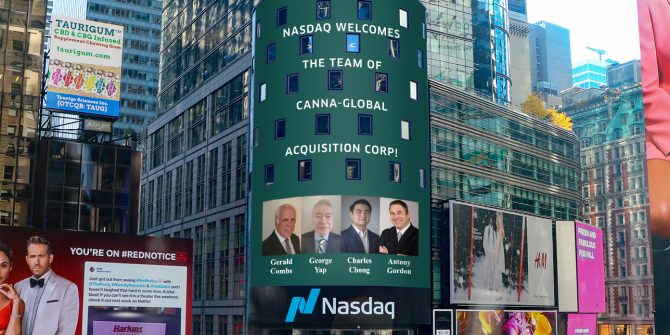 Canna-Global Acquisition Corp Announces Pricing of $200,000,000 Initial Public Offering