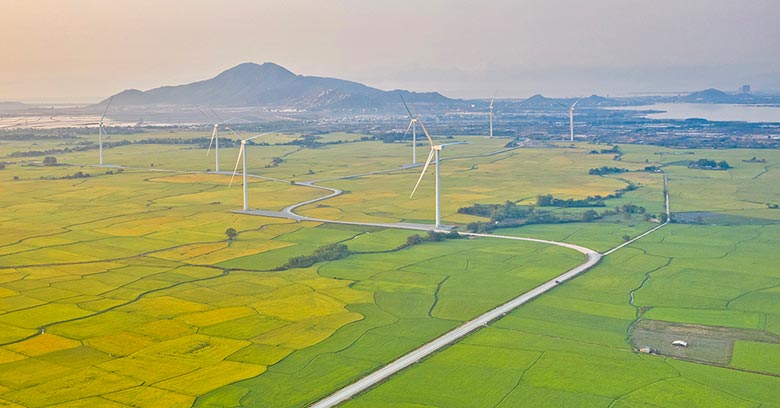 Wind farm in Vietnam