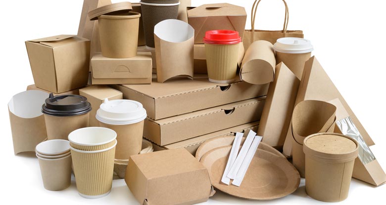 Cardboard and paper packaging