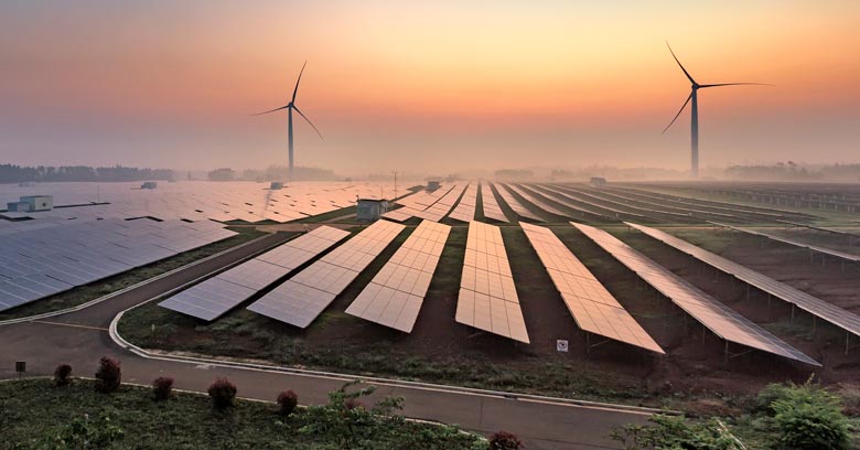 Solar farm in China