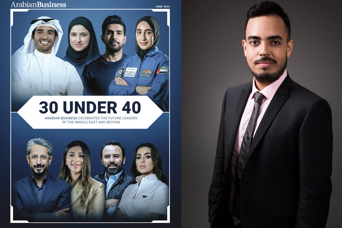 Abraham Cinta, Recognized in Arabian Business' "30 Under 40" List