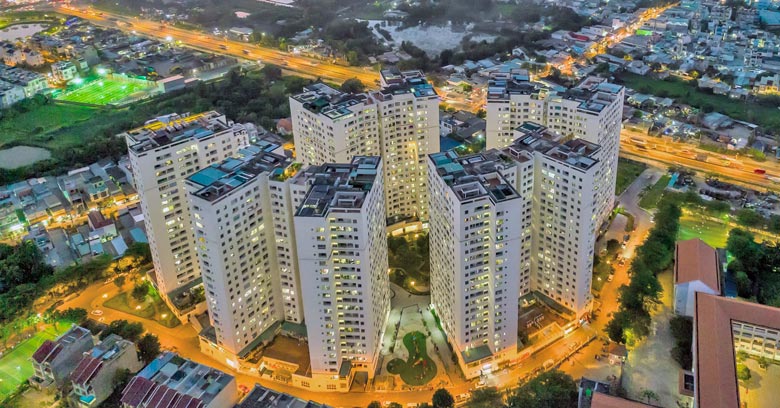 Apartment blocks in Ho Chi Minh City