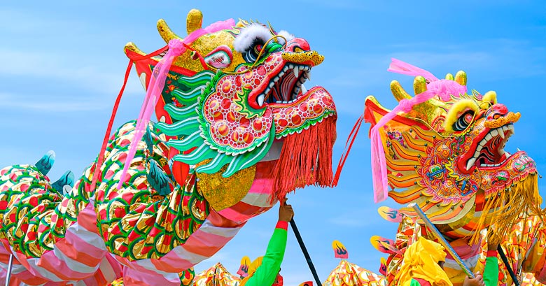Chinese Dragon dance