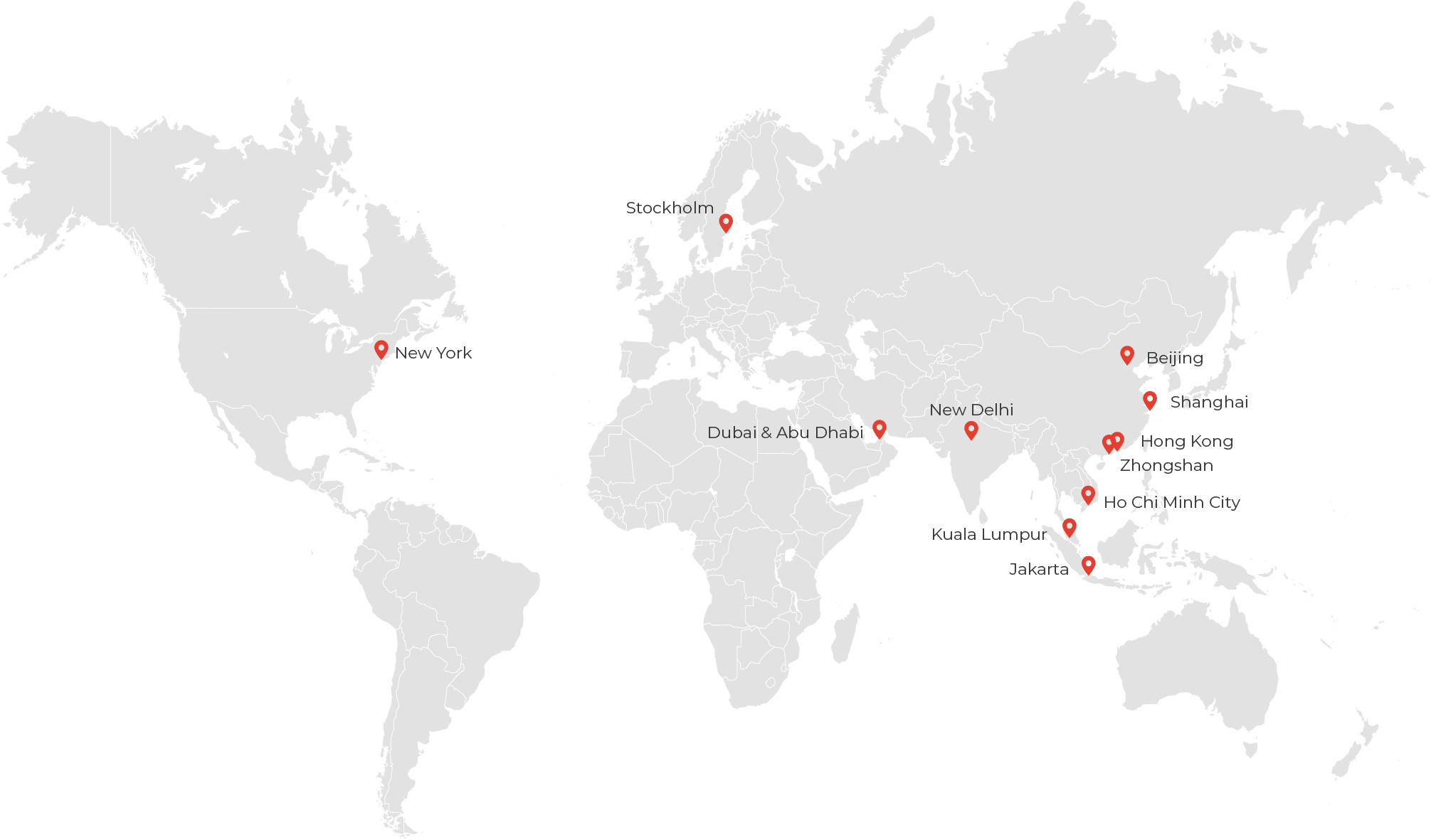 ARC Group offices map