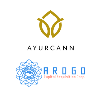 Ayurcann Holdings Corp. with Arogo Capital Acquisition Corp.