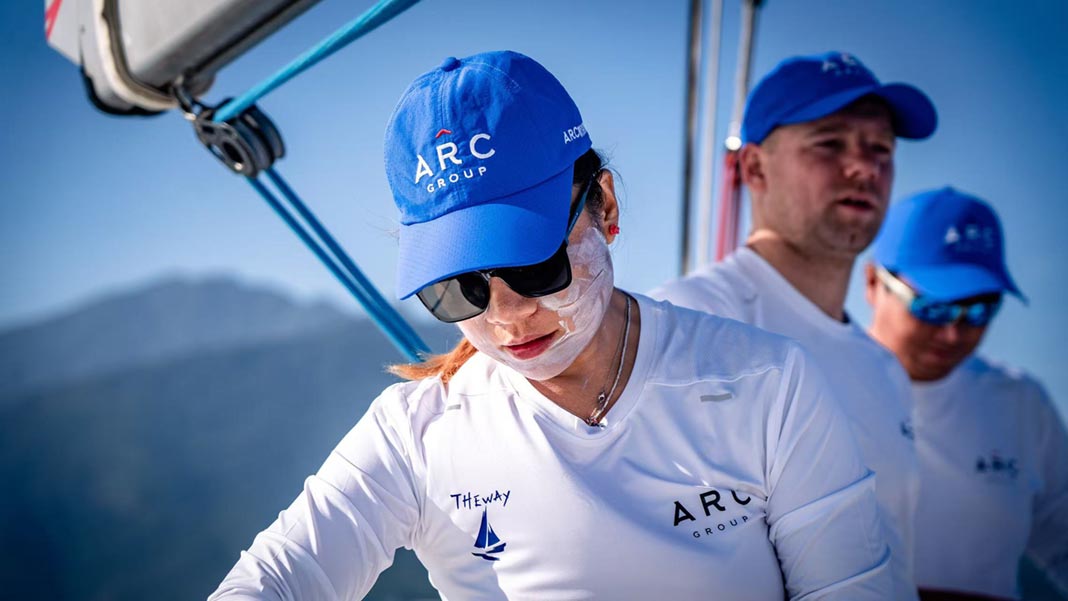 Team ARC in the China Cup International Regatta 2024