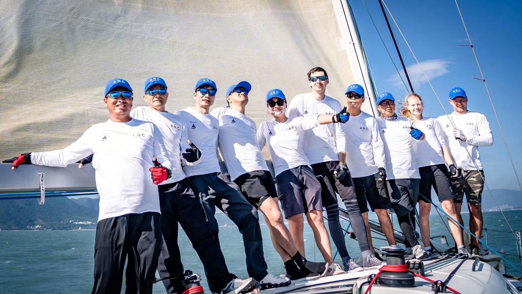 Team ARC in the China Cup International Regatta 2024