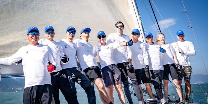 Team ARC in the China Cup International Regatta 2024