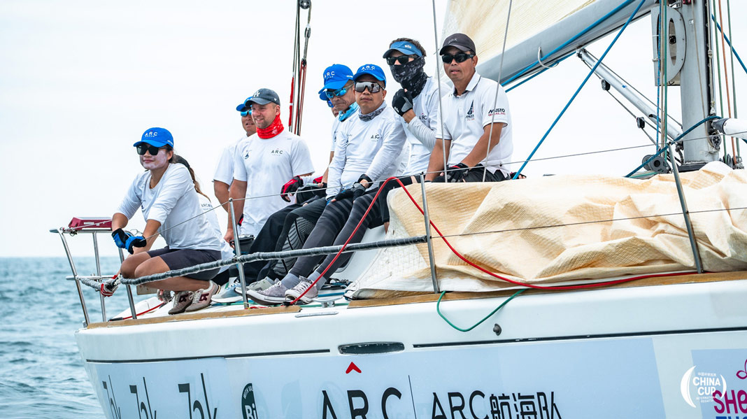 Team ARC in the China Cup International Regatta 2024