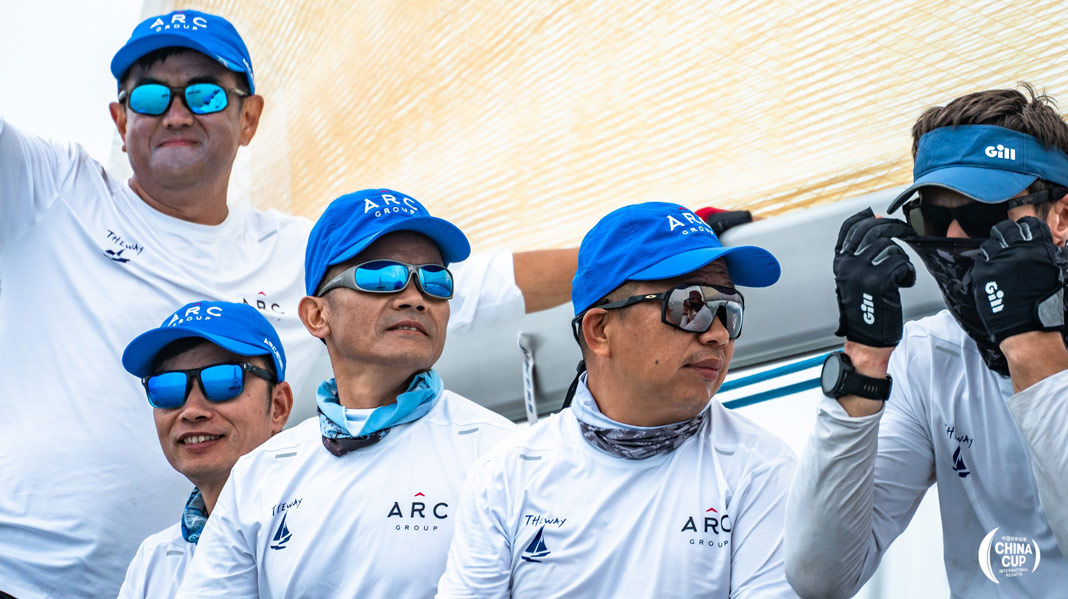 Team ARC in the China Cup International Regatta 2024