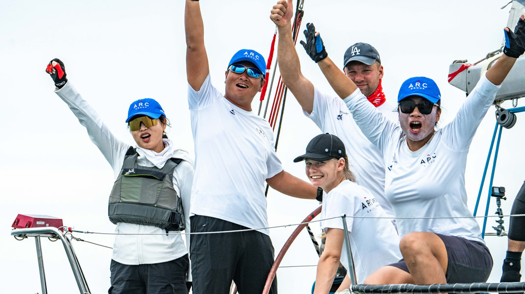 Team ARC in the China Cup International Regatta 2024