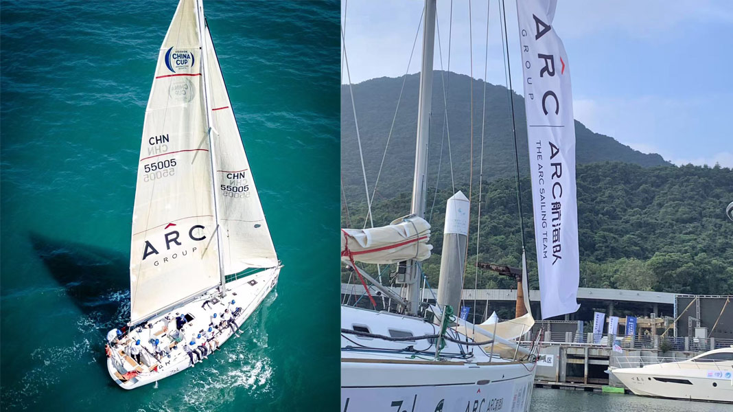 Team ARC in the China Cup International Regatta 2024