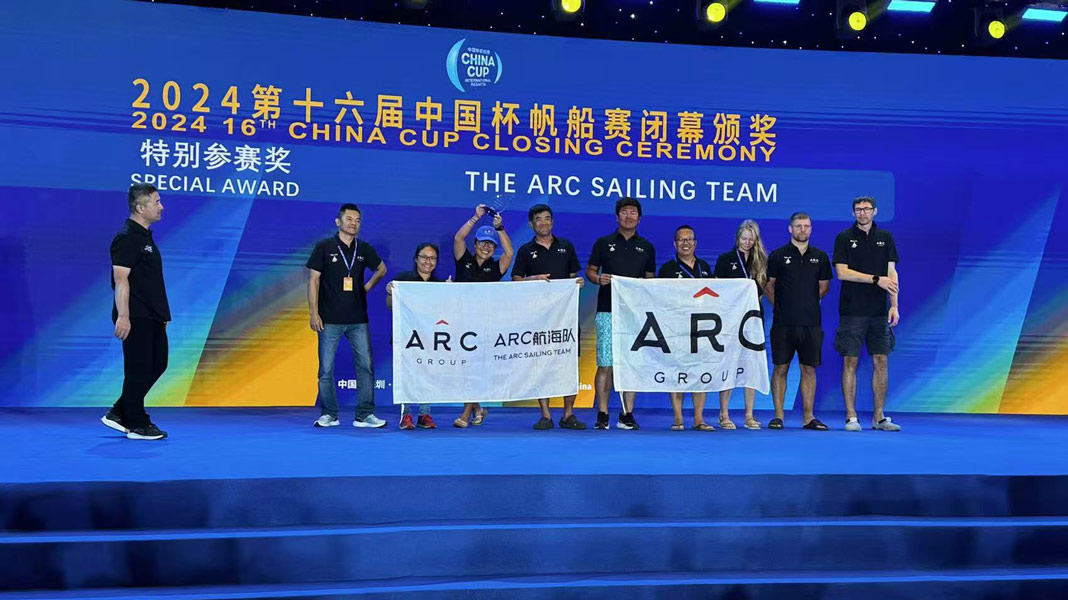 Team ARC in the China Cup International Regatta 2024